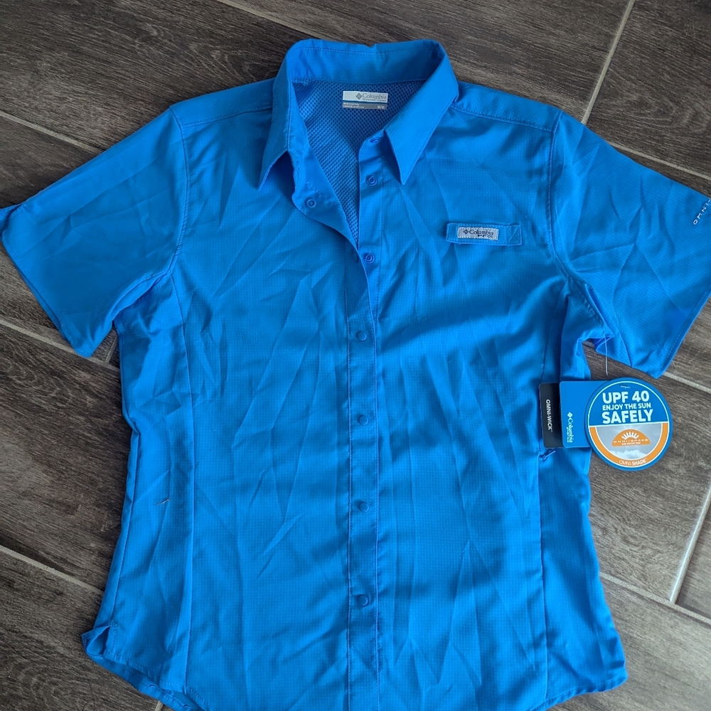 Columbia Crystal Springs Short Sleeve Shirt Medium